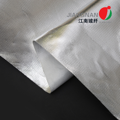 430 600G/Sq.Mtr ورق آلومینیومی پارچه فیبرگلاس لایه دار یک یا هر دو طرف