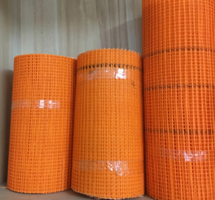 با دوام 4*4mm 5*5mm Fiberglass Mesh Leno Woven برای دیوار ساختمان