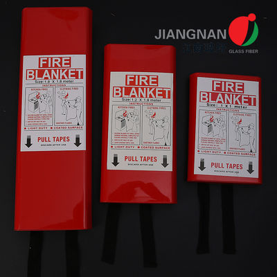 پتوی آتش نشانی فایبرگلاس اضطراری 430 گرم در متر از 1 متر در برابر 1 متر با AS / NZS3504 تأیید شده