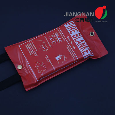 پتوی آتش نشانی فایبرگلاس خاموش کننده اضطراری 1.2x1.2 متر