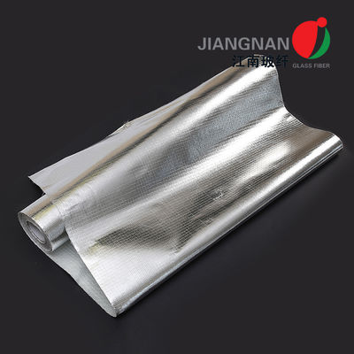 فویل آلومینیومی عایق پارچه فایبر گلاس پارچه ای مقاوم در برابر آتش