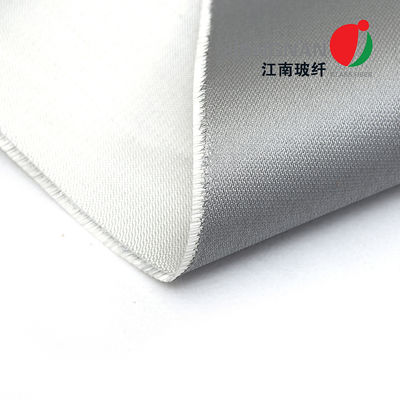 رنگی 590gsm 0.5mm ضخامت عایق حرارتی پارچه فایبر گلاس با روکش سیلیکون با نسوز
