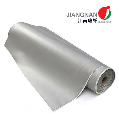 پارچه فایبر گلاس 0.45mm 260 Protection محافظ حرارتی با چسب سیلیکون یک طرفه