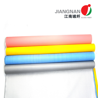مواد عایق خنک کننده نسوز پارچه فایبرگلاس با پوشش سیلیکونی 1/3 Twill